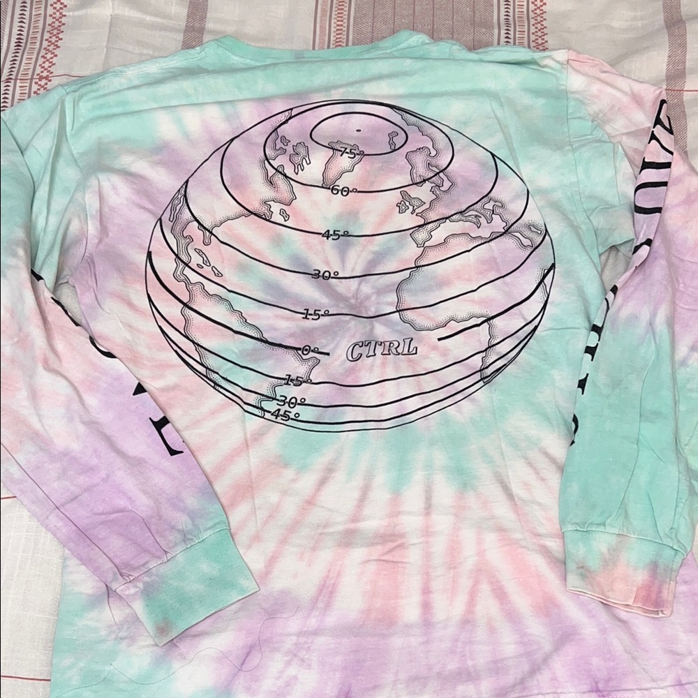 SZA Tie-Dye Long Sleeve Shirt Small - Picture 4 of 4